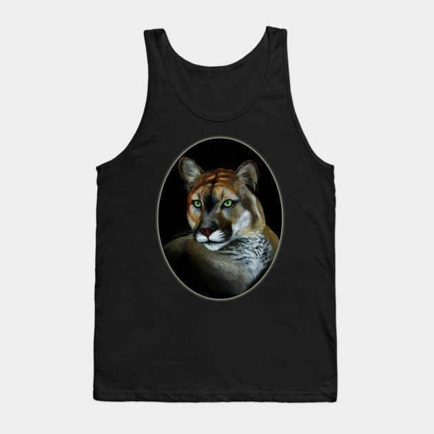 Florida Panther by Sherrie Spencer Tank Top by Sherrie Spencer Studios